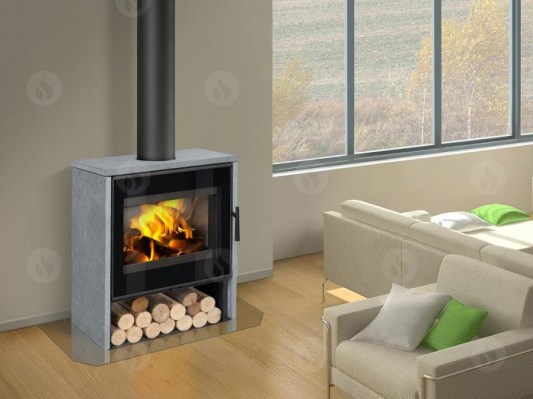 ALEDO 02 serpentine - fireplace stove