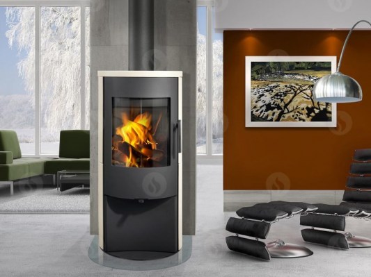 ALPERA E01 ceramic - fireplace stove