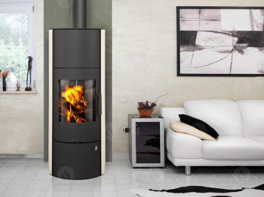 EVORA 01 A ceramic - fireplace stove