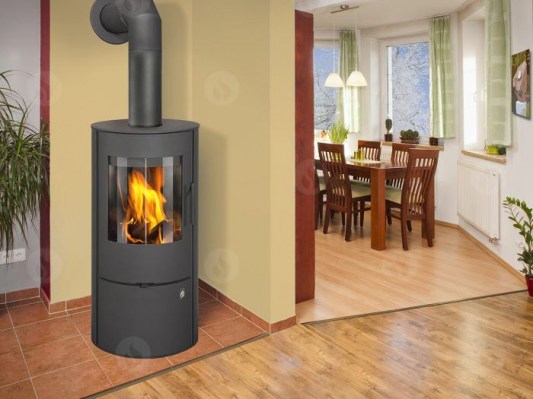 EVORA 03 steel - fireplace stove