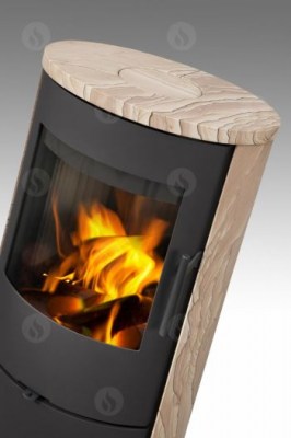 EVORA 07 sandstone - fireplace stove