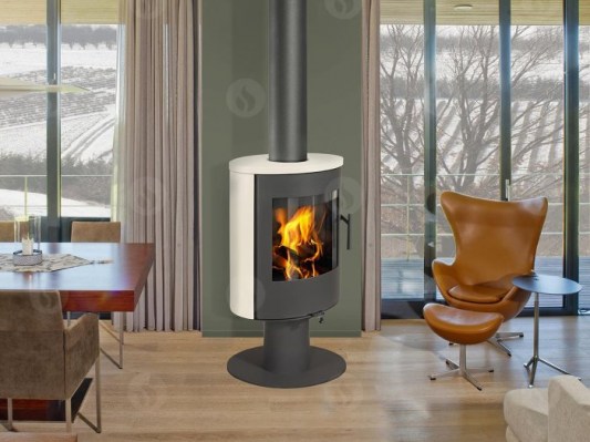 EVORA T 01 ceramic - fireplace stove