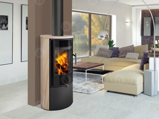 LAREDO 04 sandstone - fireplace stove