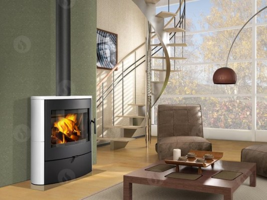 NAVIA 01 ceramic - fireplace stove