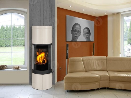 SORIA 01 ceramic - fireplace stove