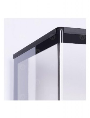 HEAT C 3g L 80.52.31.01(21) - hot-air three-sided fireplace insert with lifting door and bent (split) glazing